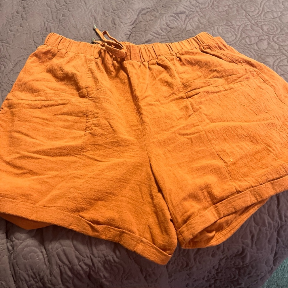 Emery Rose Ladies Shorts XXL Orange